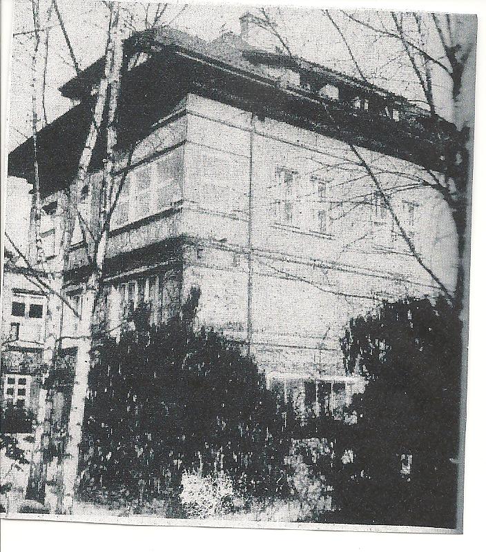 Bröderna Čapeks hus i Vinohrady, Prag. (Foto ur boken "Karel Čapek" av E. Thiele.)